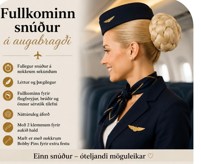 Tilbúinn flugfreyjusnúður